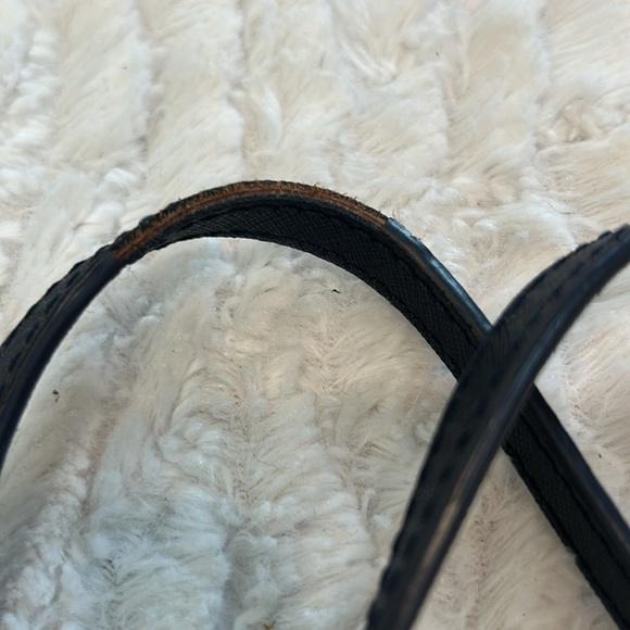 Tory Burch Dark Navy Leather York Buckle Tote Shoulder Bag - Picture 4 of 13